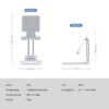 LFOT259 FOLDABLE ADJUSTABLE HEIGHTMOBILE TABLET STAND 4