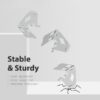 LFOT260 FOLDABLE ADJUSTABLE ALUMINIUM MOBILE TABLET STAND 2