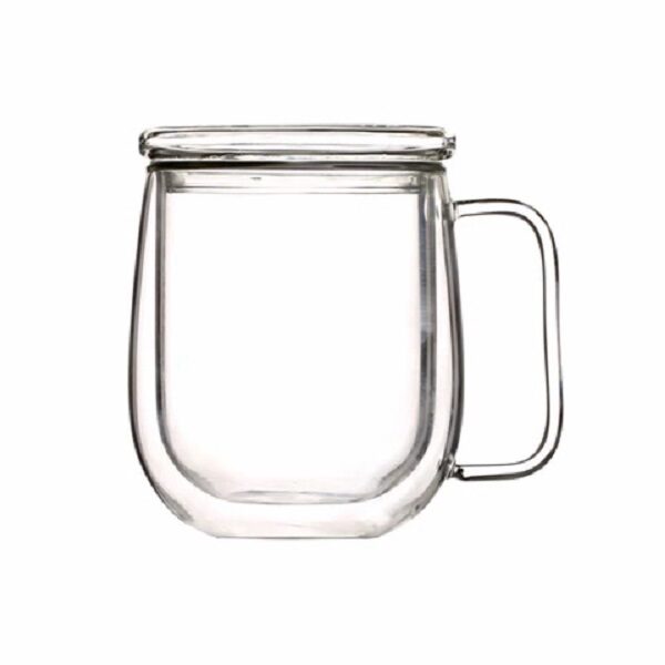 300ml Double Wall Glass Mug