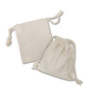 BGDS026 9oz Cotton Canvas Drawstring Pouch