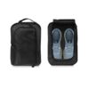 BGSB038 Polyester Shoe Bag with zipper on front 1