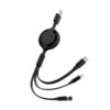 ITCB035 FAST CHARGING 3 in 1 RETRACTABLE CABLE