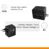 LFTA042 Travel Adapter with 2 USB PORT 2.1A FAST CHARGE 1