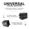 LFTA042 Travel Adapter with 2 USB PORT 2.1A FAST CHARGE 2