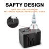 LFTA043 3 USB PORT 1 TYPE C PORT3.5A FAST CHARGE 3
