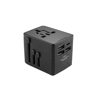 LFTA043 – 3 USB PORT + 1 TYPE-C PORT3.5A FAST CHARGE travel adaptor LFTA043 3 USB PORT 1 TYPE C PORT3.5A FAST CHARGE