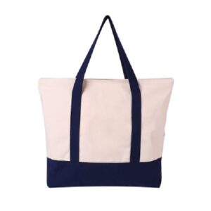 BGTS097 10oz Cotton Bag with zipper