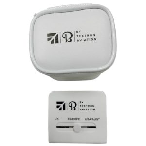 Textron white adaptor with pouch e1692547444546