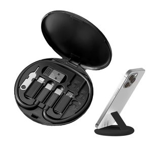 ITCB037 5 IN 1 3A QUICK CHARGE USB CABLE WITH CASE & HANDPHONE STAND