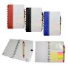 STNB081 Notebook with Sticky Notes & Ruler Pen