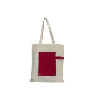 BGTS101   Foldable 5oz Cotton Bag
