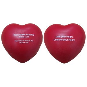 NUHCS heart stressball