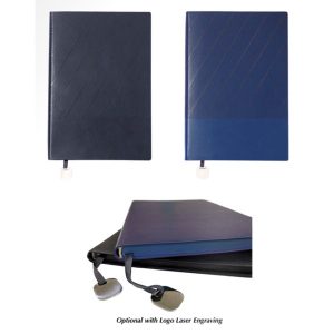 STNB093   Moto Notebook A5 PU Soft Debossed Pattern Cover