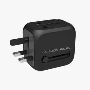 LFTA044   Travel adapter with 2 USB PORT + 1 TYPE C PORT