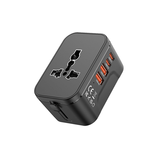LFTA048 – Travel Adapter with 2 USB PORT + 2 TYPE-C PORT 3.4A FAST CHARGE