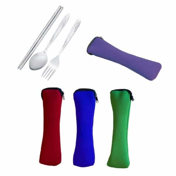 LFCS008 Cutlery Set in Neoprene Pouch 1