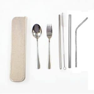 LFCS021 straw cutlery set with box 1