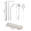 LFCS021 straw cutlery set with box