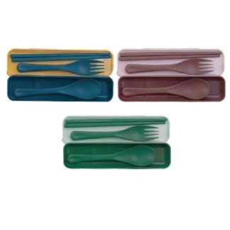LFCS022   Wheat Fiber Cutlery Set