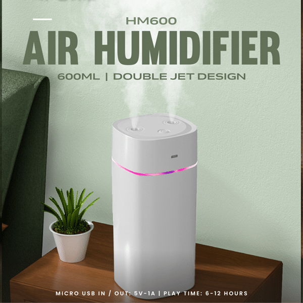 LFOT269 – 600ML DUAL SPRAY HEAD HUMIDIFIER AIR HUMIFIDICATION & HYDRATION LFOT269 1